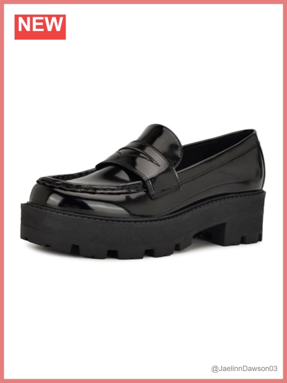 Nine West Keram Lugged Sole Casual Loafers with Cushioned Footbed